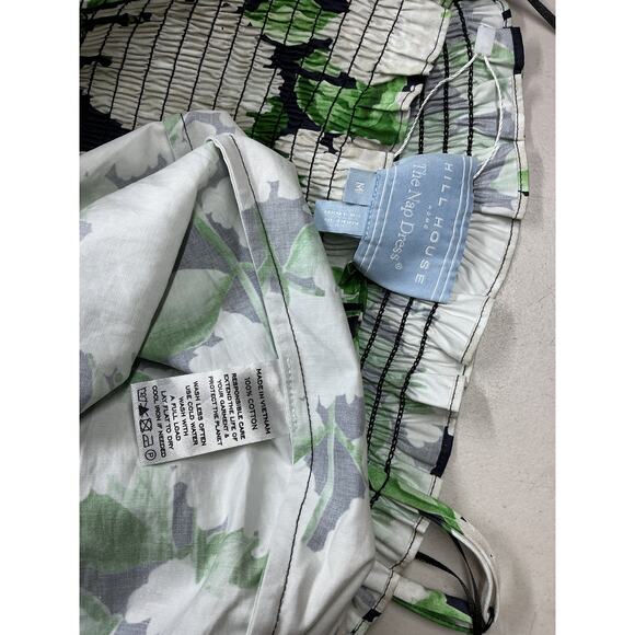 Hill House Home 'The Seraphina' Green Cotton Nap Dress Size M - Picture 4 of 4